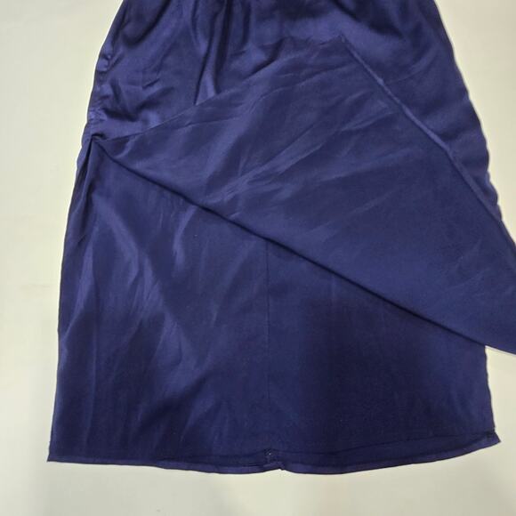 Superdown Frida Side Slit Dress in Navy - Picture 5 of 12